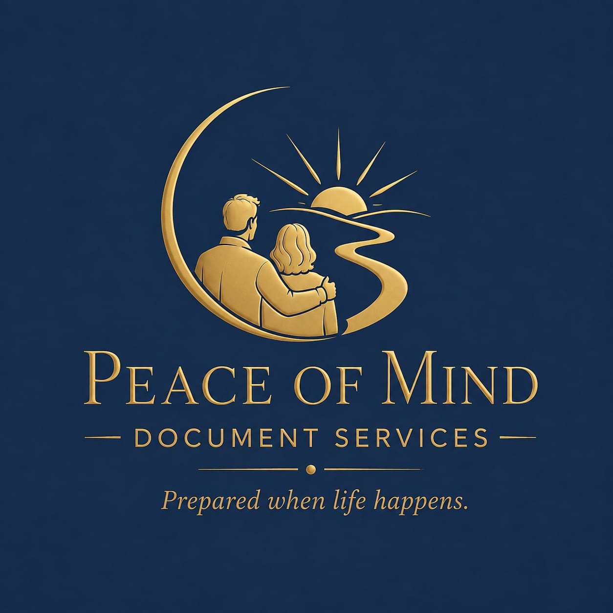 Peace of Mind Document Services Logo